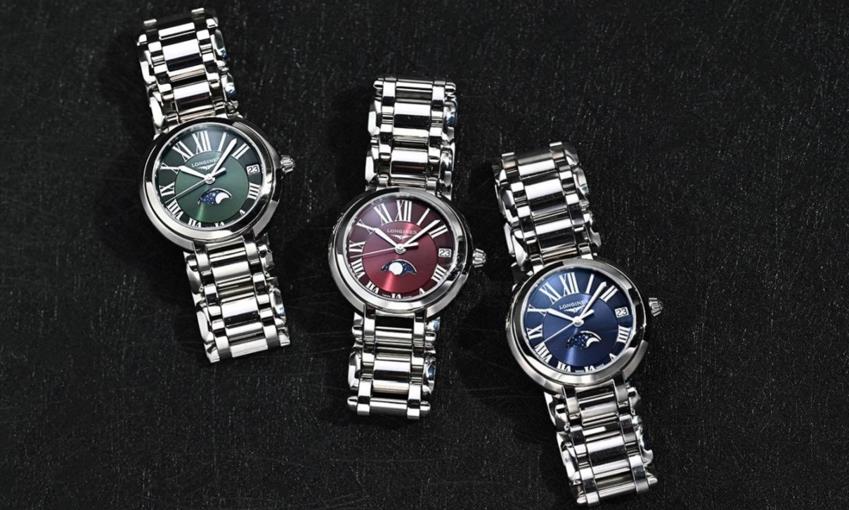 一款專為女士打造優(yōu)雅且高貴的浪琴心月系列月相腕表（圖）